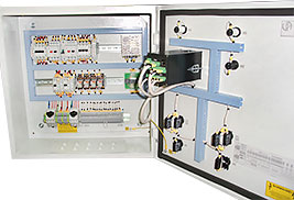 PC-FS-АВР прибор управления многонасосной станцией пожаротушения (с максимальным набором функций и силовым устройством АВР)