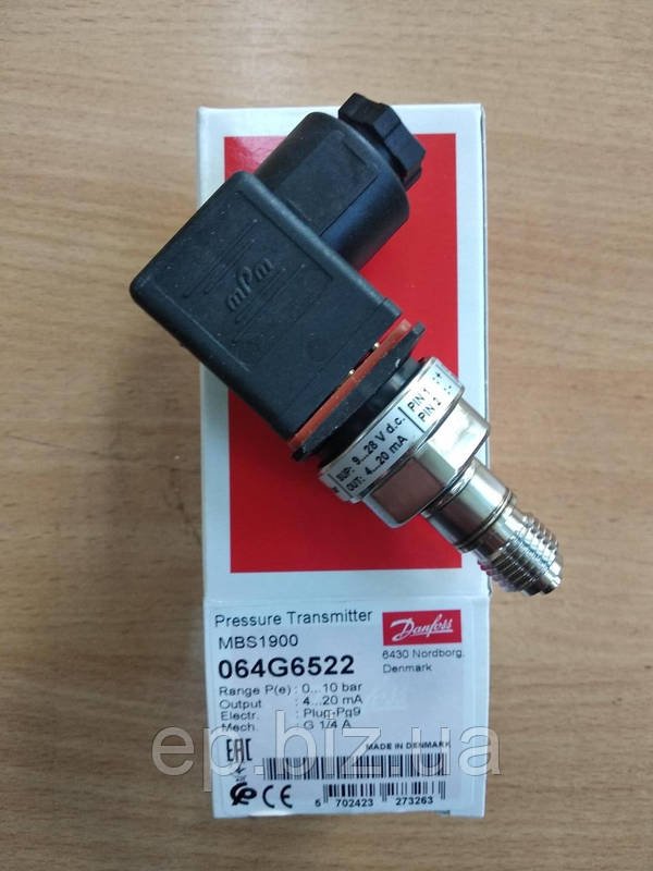 Датчик тиску Danfoss MBS1900 0-10 bar G1/4