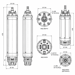 YSP (SVP) CI 1060 — креслення з габаритами